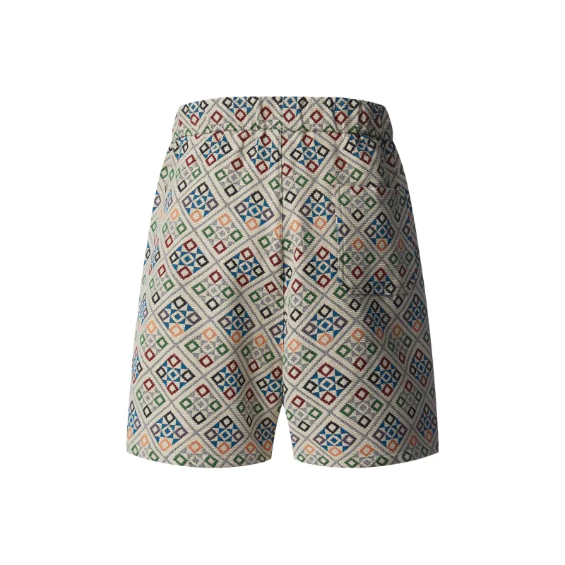 UPZCY Casual Shorts Unisex Sri Lanka Blue-9