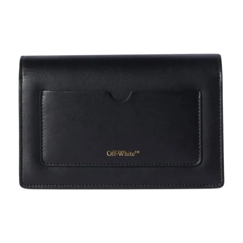 OFF WHITE Jitney 0.5 Wallet On Chain Black-1