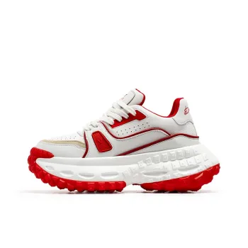 JANECO Anti Slip And Wear Resistant Breathable Low Top Chunky Sneakers Men's