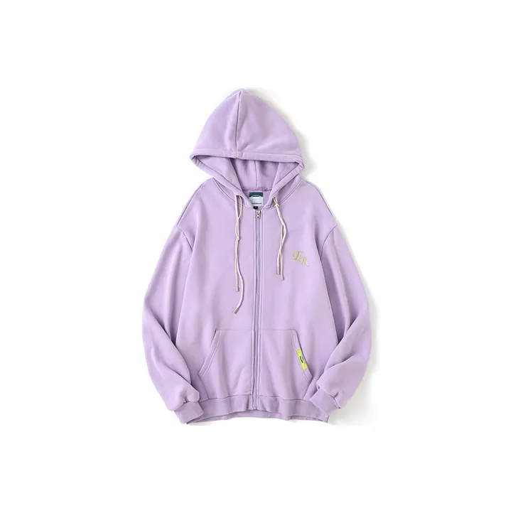 FRLMK Hooded Loose Fit Sweatshirt Unisex Purple-0