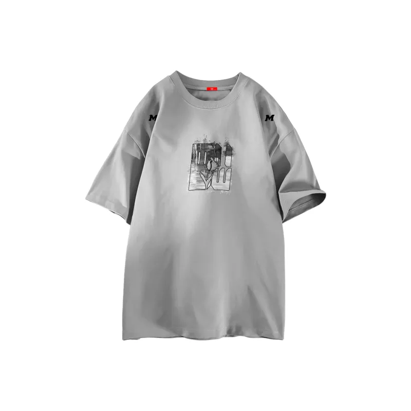 MIIOW Trend Party Series T-Shirt Unisex Apricot-6