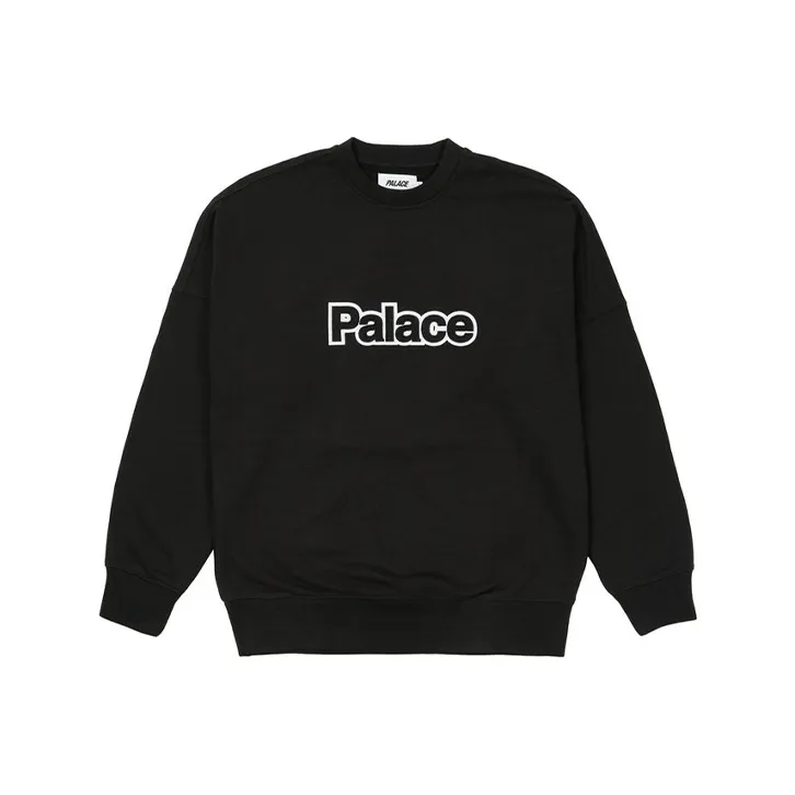 PALACE Sweatshirts Unisex Black-0