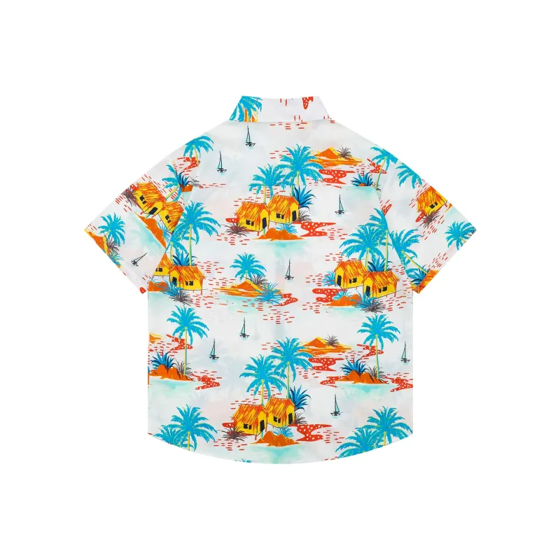 Yiwen Shirt Unisex Tropical Island-1