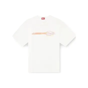 DIESEL Flocked logo T shirt