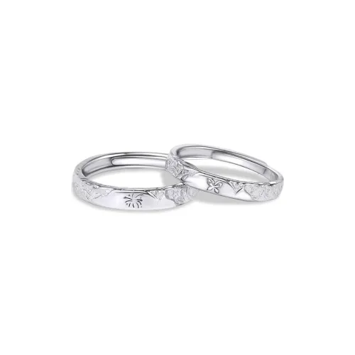 Oriental Jade Hetian Jade Rings Pale Greenish White Jade Womens