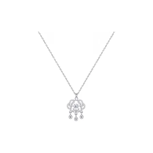 Heart Grass 999 Fine Silver Necklaces Women's