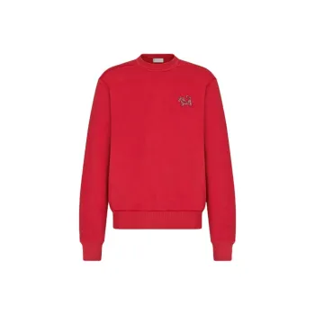 DIOR Quarterly New Products Sweatshirts Men Red