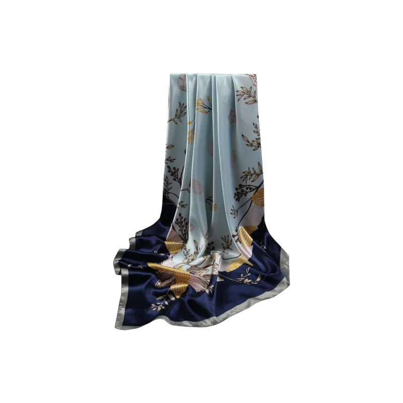 Shanghai Story 100% Polyester Silk Scarves Women's-51