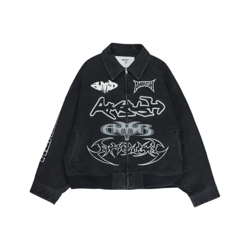 AMBUSH Patch Denim Bomber Jacket-0