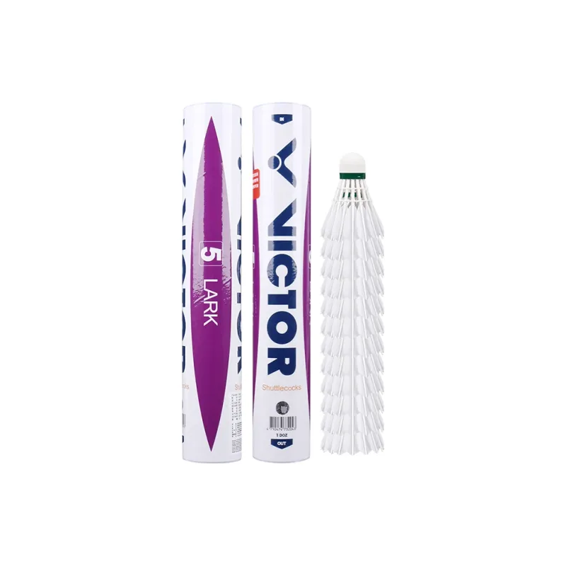 VICTOR LK 5 Skylark 5 12 Pack Goose Feather Shuttlecocks-6