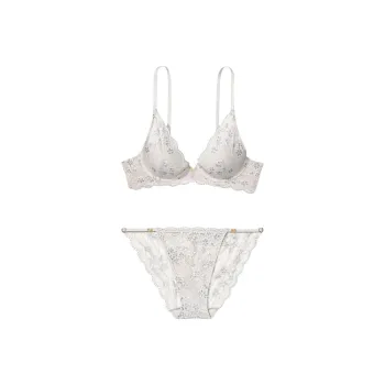 Victoria's Secret Underwear Set Women's Light Gray