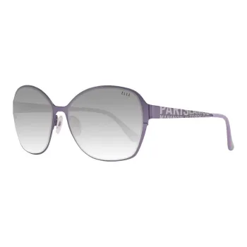 ELLE Irregular Shape Sunglasses Women's Purple