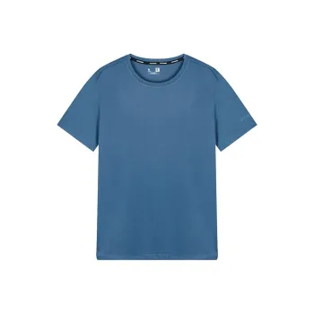 QIAODAN T Shirt Men's Stream Stone Blue