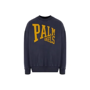 PALM ANGELS College Crew Fleece