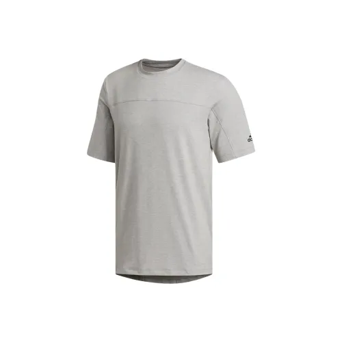 Adidas T Shirts Men Pure Quality Gray