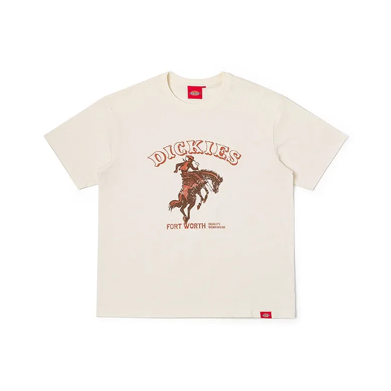 Dickies T Shirts Unisex Cream-0