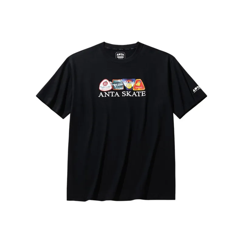 Anta Sports Lifestyle Collection Lifestyle Collection T Shirt Men's Basic Black-0