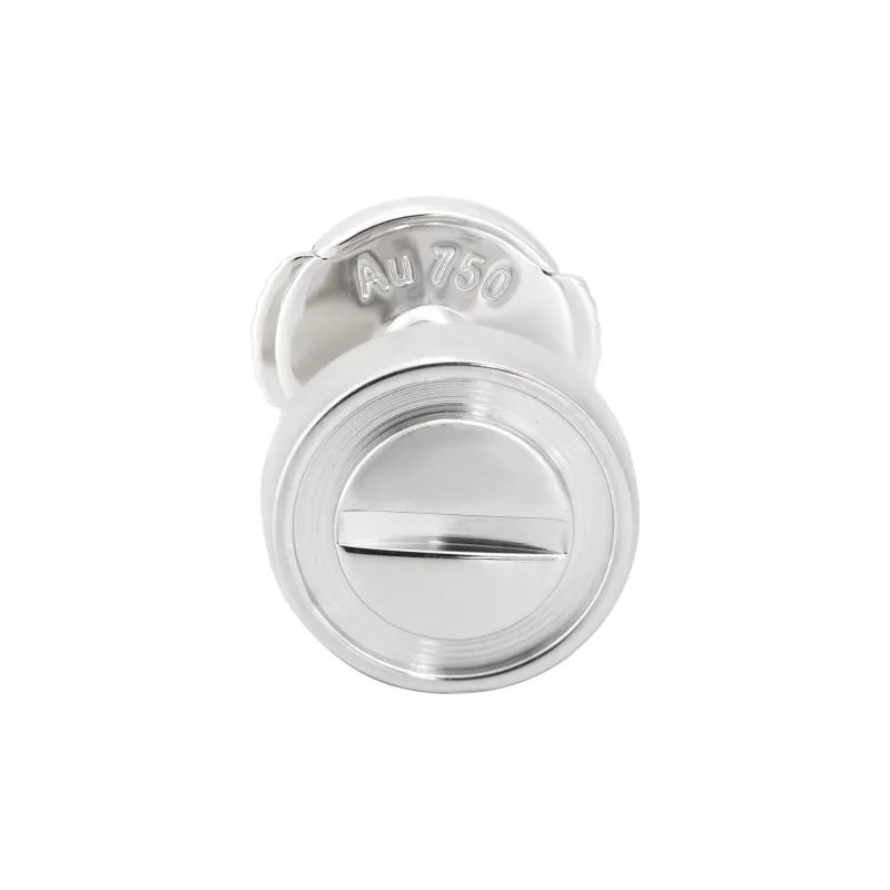 CARTIER 18K White Gold Stud Earrings Unisex-1