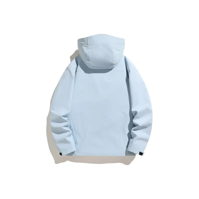ROBINHOOD Water Resistant Windproof Breathable Wear Resistant Warm Water Repellent Windbreaker Jacket Unisex-5
