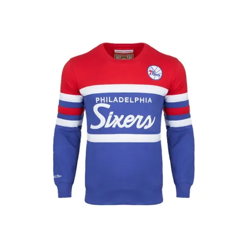 Mitchell Ness Sweatshirts Men Red Blue