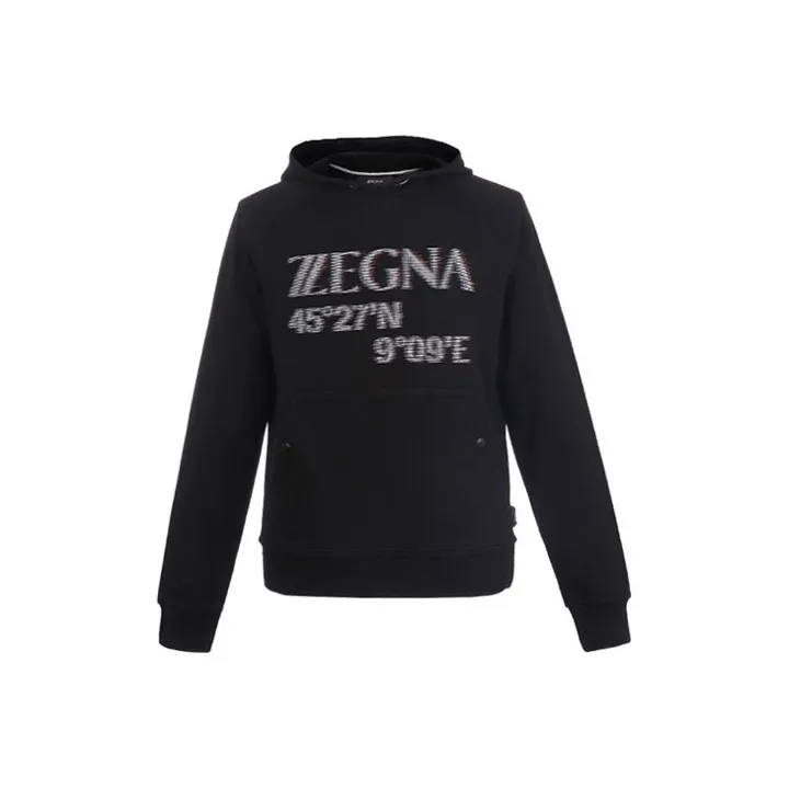 Zzegna Sweatshirts Men Black-0