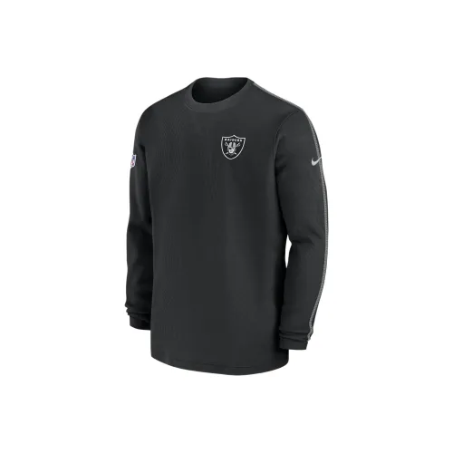 nike retailers Las Vegas Raiders Sideline Coach Men's nike retailers Nfl Long Sleeve Top