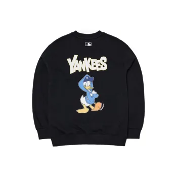 Disney X MLB X Disney Collaboration Sweatshirts Unisex Black
