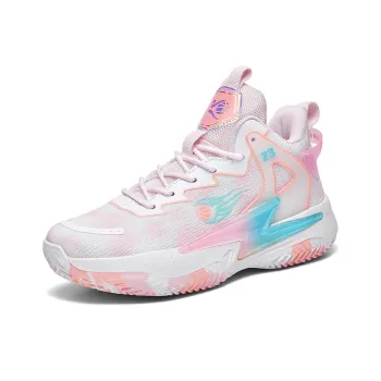 TONYBEAR Anti Slip And Wear Resistant Breathable Mid Top Basketball Shoes Unisex