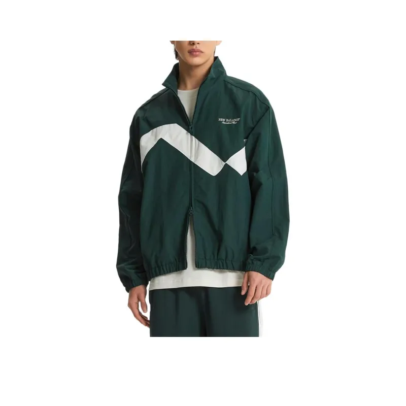 New Balance SS25 UNI 574 CLASSIC TRACK Jackets & Coats Men's Dark Hunter-0