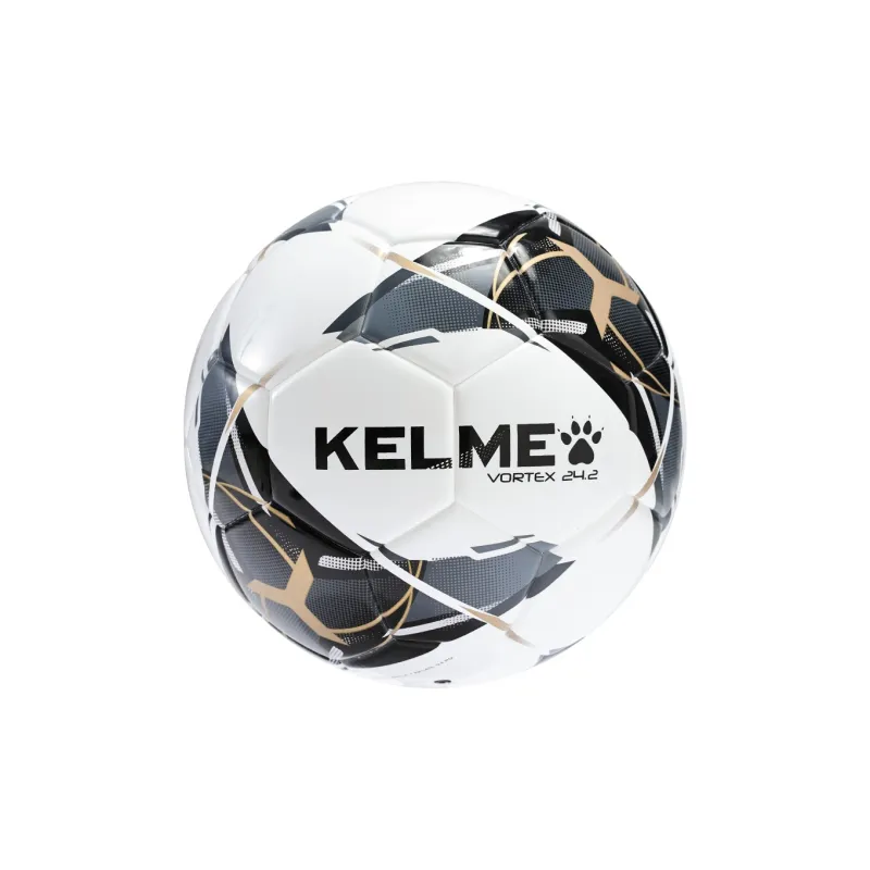 KELME Size 4 Ball/Size 5 Ball Soccer TPU Seamless Thermal bonding Black Gold-1