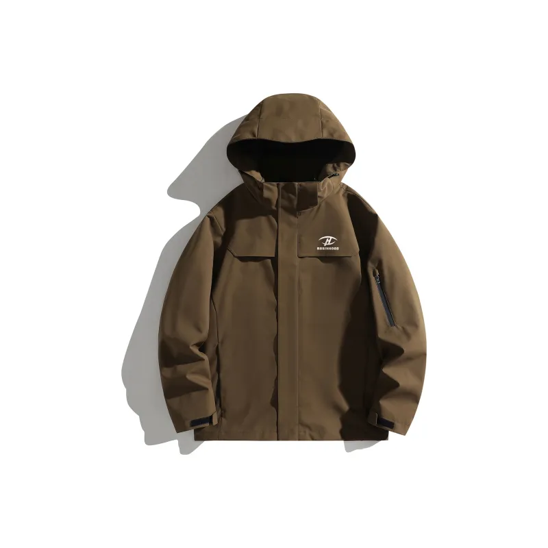 ROBINHOOD Waterproof, Windproof, Breathable, Abrasion Resistant, Thermal, Water Repellent Windbreaker Jacket Unisex-54