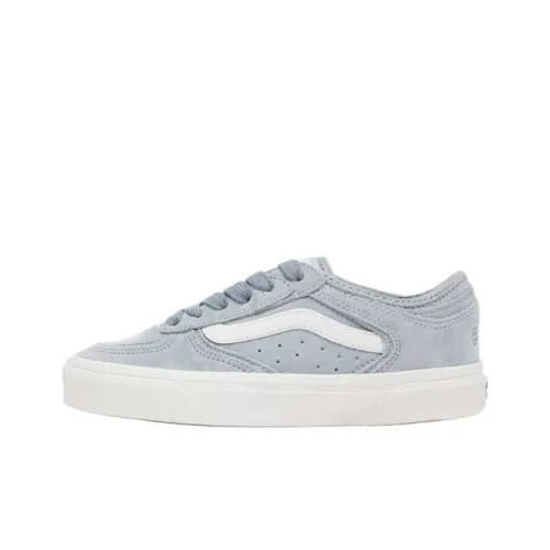 Vans Rowley Anti Slip Wear Resistant Low Top Skateboard Shoes Women's Blue