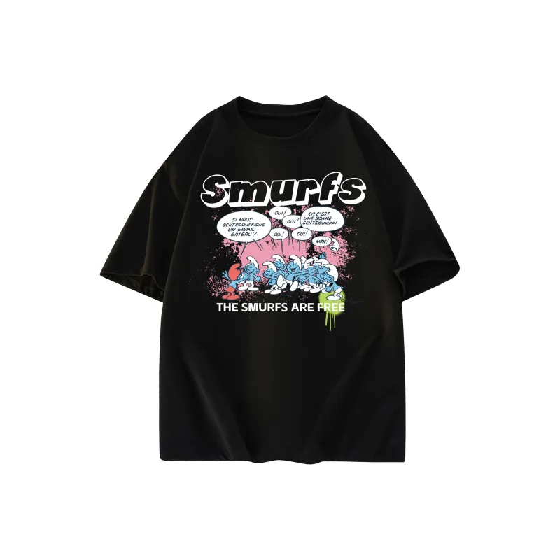 The Smurfs T Shirts Unisex-4
