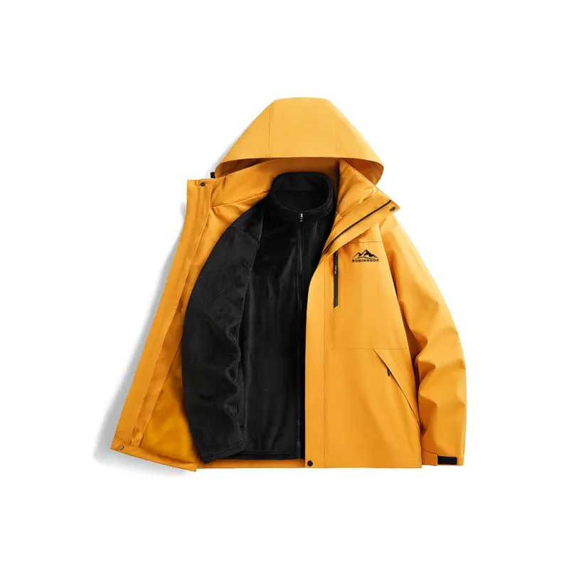 ROBINHOOD Water Resistant Windproof Breathable Wear Resistant Warm Water Repellent Windbreaker Jacket Unisex-28