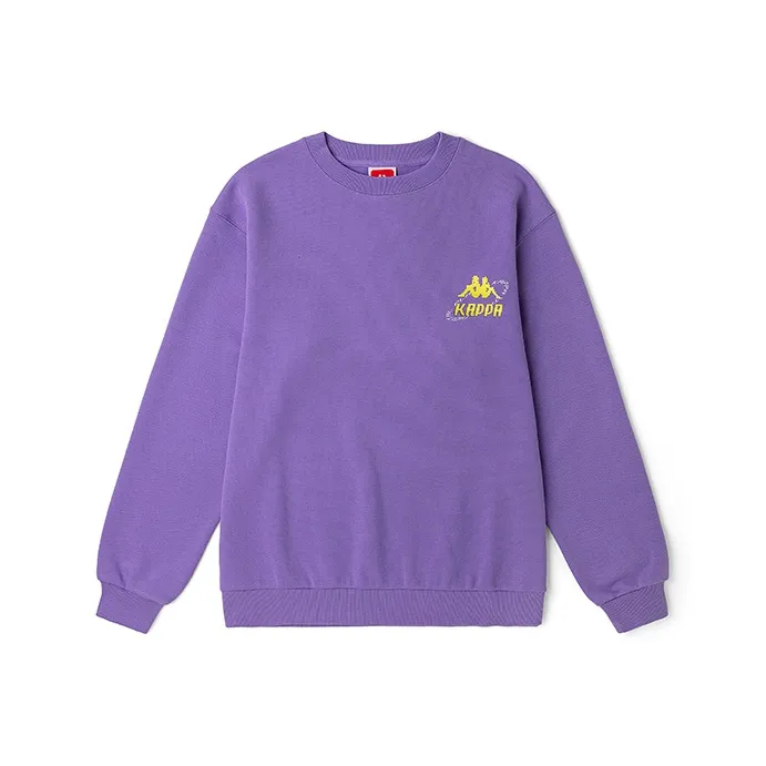 Kappa Crew Neck Loose Fit Sweatshirt Spring Autumn And Winter Unisex-0