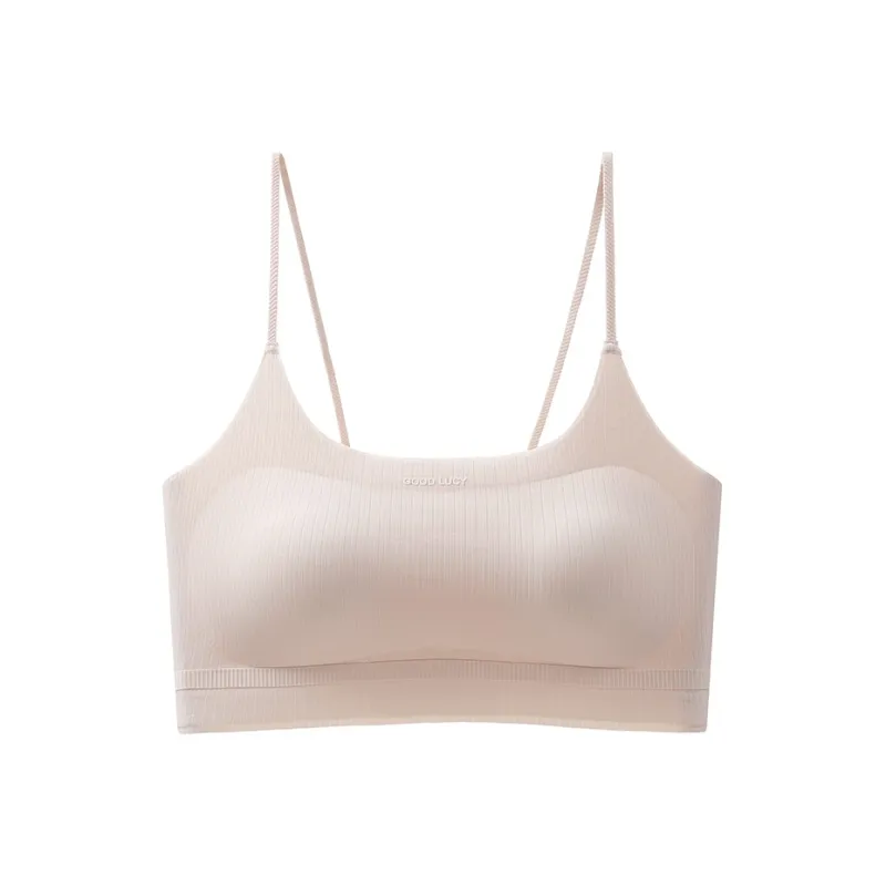QIANLINGMEI Small Bust Gathering Bra Women's-12