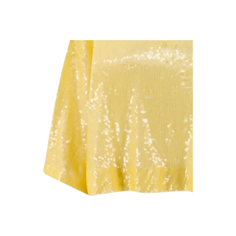 CELINE T Shirts Women's Yellow-3