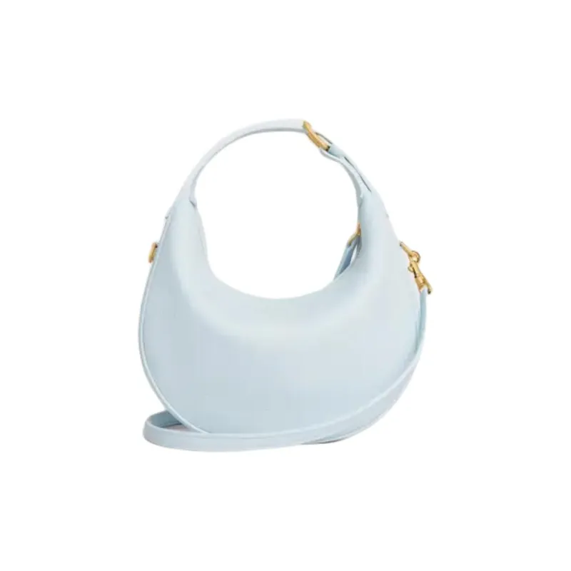 CELINE Cow Leather Crossbody One Shoulder Handbag Women's Glacier Blue-2