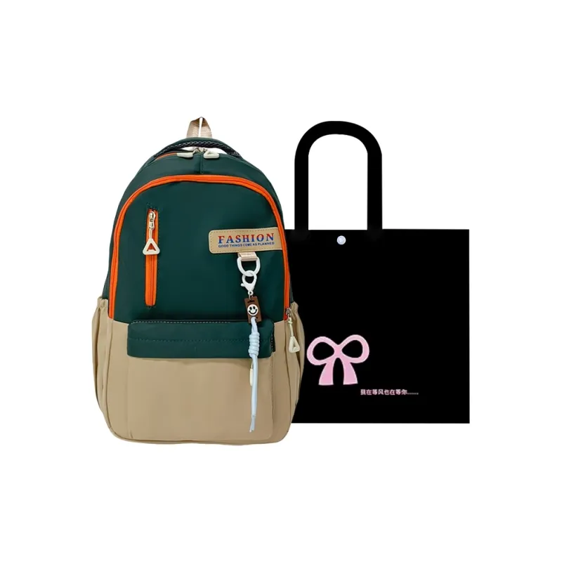 HACIN Composite Cloth Backpack Unisex Multicolor-18