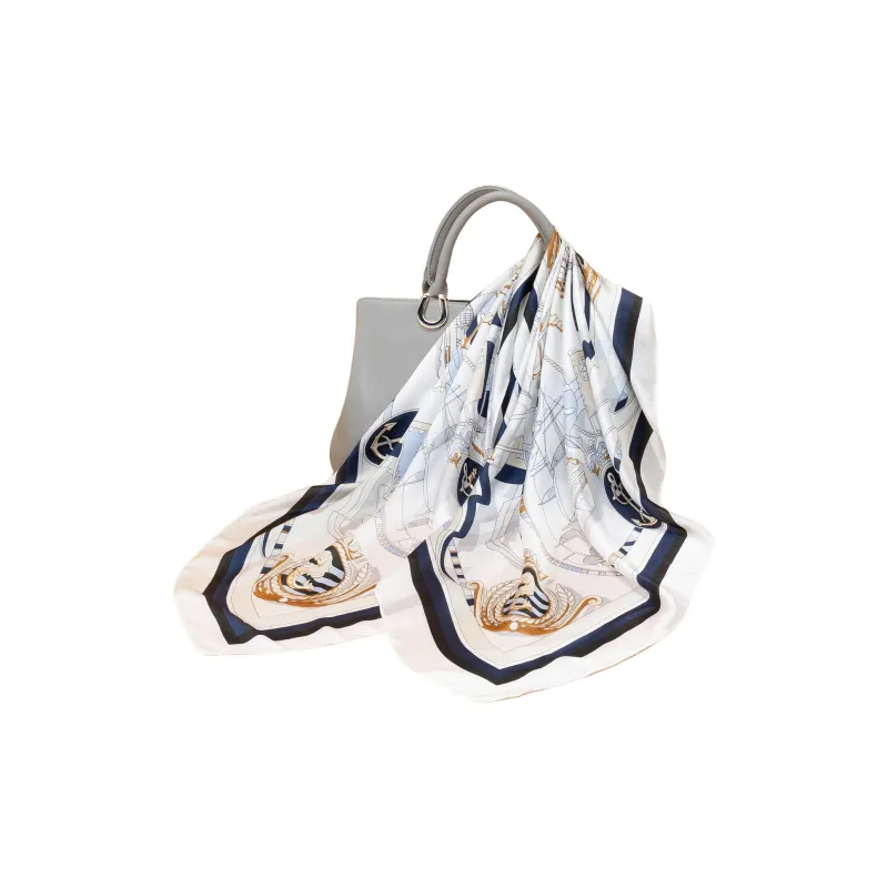 Shanghai Story 100% Polyester Silk Scarves Women's-3