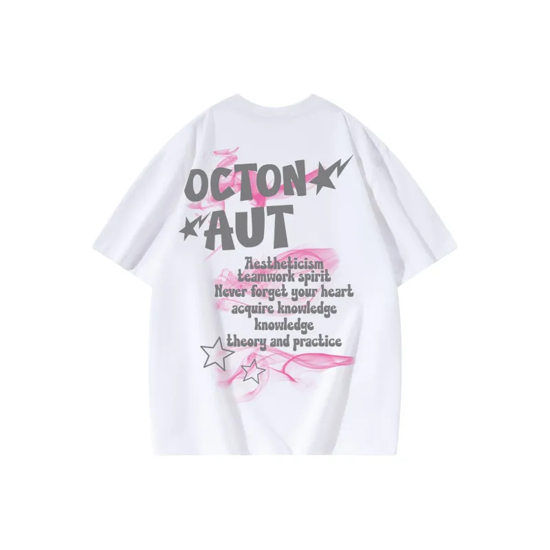 Small Columns Under The Sea T-Shirt Unisex White-0