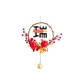 JiRui Floral Pendant-Rui