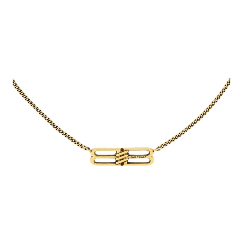 Balenciaga Bb Icon Chain Necklace-0