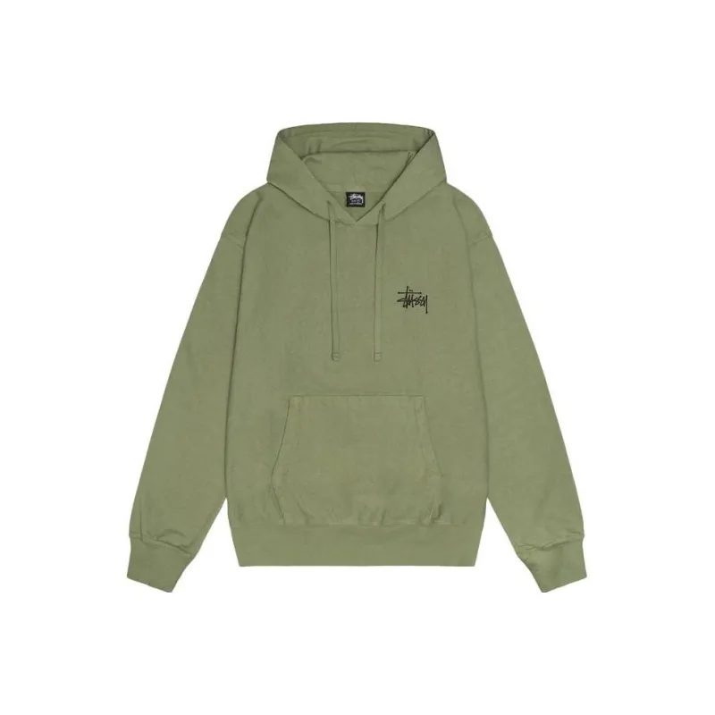 Stussy Basic Pigment Dyed Hoodie-0