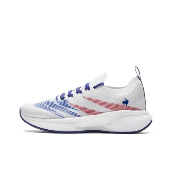 Le Coq Sportif Cushioning And Breathable Low Top Running Shoes Unisex White Blue Red