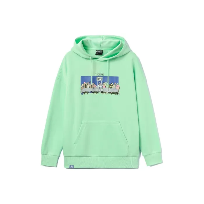 LiNing Sweatshirt Unisex Water Wave Green-0