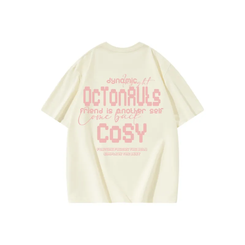 Small Columns Under The Sea T-Shirt Unisex White-14