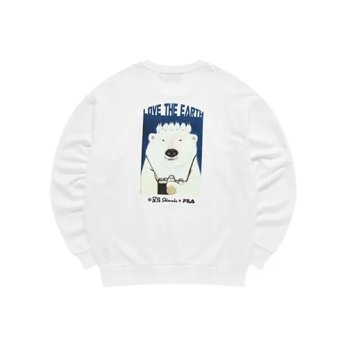 FILA Sweatshirts Men Standard White