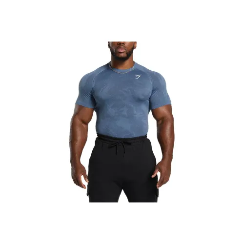 GYMSHARK T-Shirts Men Blue