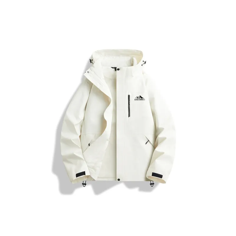 ROBINHOOD Water Resistant Windproof Breathable Wear Resistant Warm Water Repellent Windbreaker Jacket Unisex-35